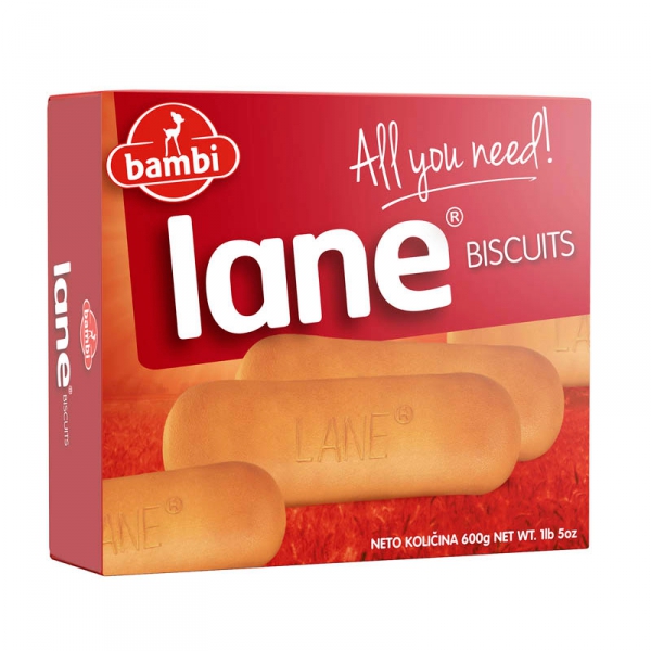 Biszkopty Lane Plazma BAMBI 600 g