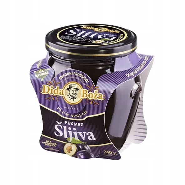 Powidła śliwkowe bez cukru Dida Boza 240g