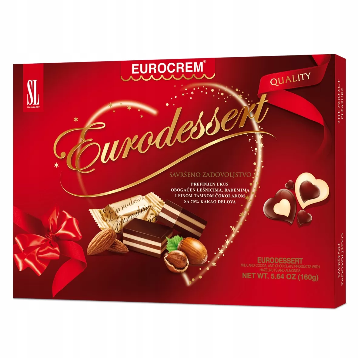 Bombonierka Eurodessert box 160g Swisslion