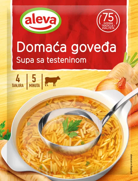 Domowa zupa wołowa Aleva 45g