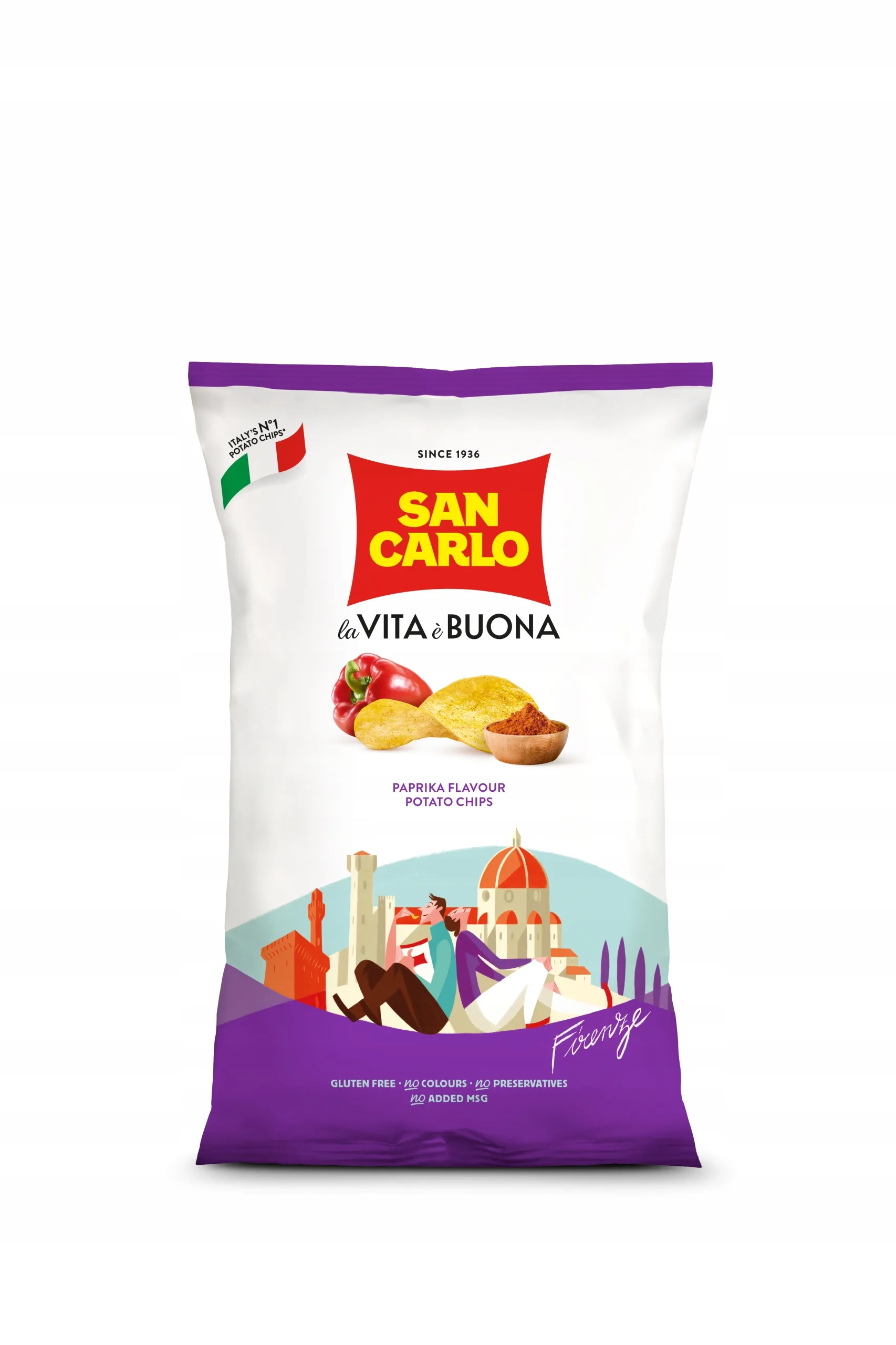 San Carlo Chipsy Paprykowe 150g